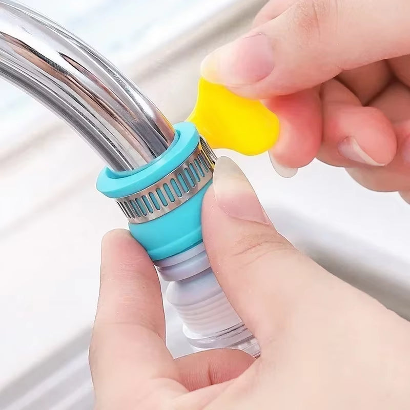 360 Degree Rotating Household Faucet Bathroom Adjustable Flexible Faucet Adapter Extender Device Water Saving Sprayer Filter
