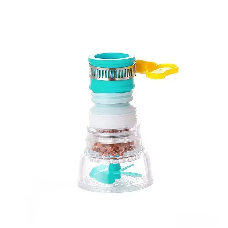 360 Degree Rotating Household Faucet Bathroom Adjustable Flexible Faucet Adapter Extender Device Water Saving Sprayer Filter