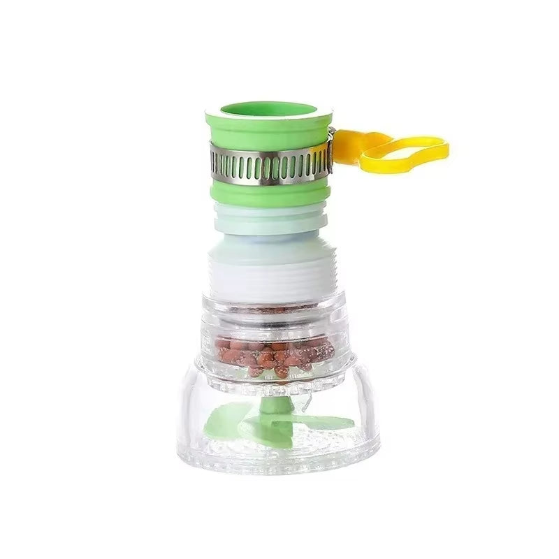 360 Degree Rotating Household Faucet Bathroom Adjustable Flexible Faucet Adapter Extender Device Water Saving Sprayer Filter