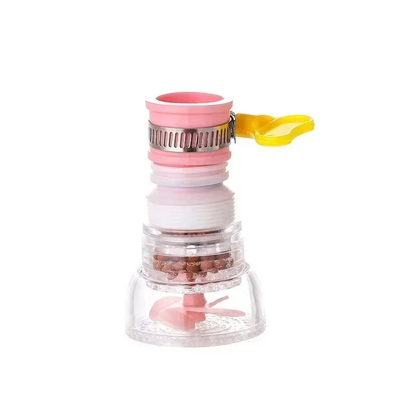 360 Degree Rotating Household Faucet Bathroom Adjustable Flexible Faucet Adapter Extender Device Water Saving Sprayer Filter